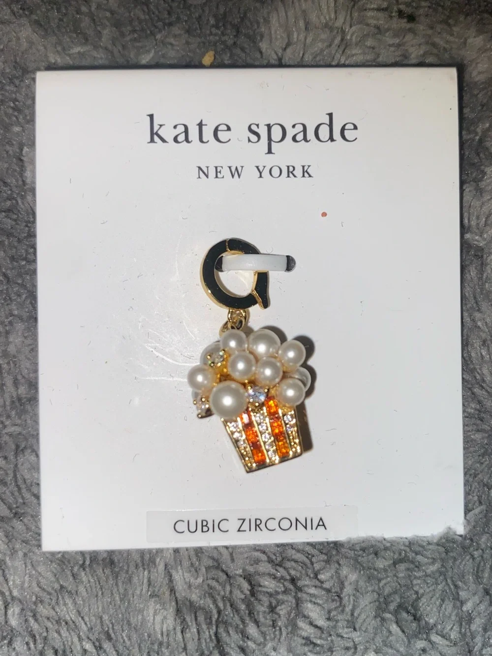 Kate Spade New York Womens Popcorn Charm $60